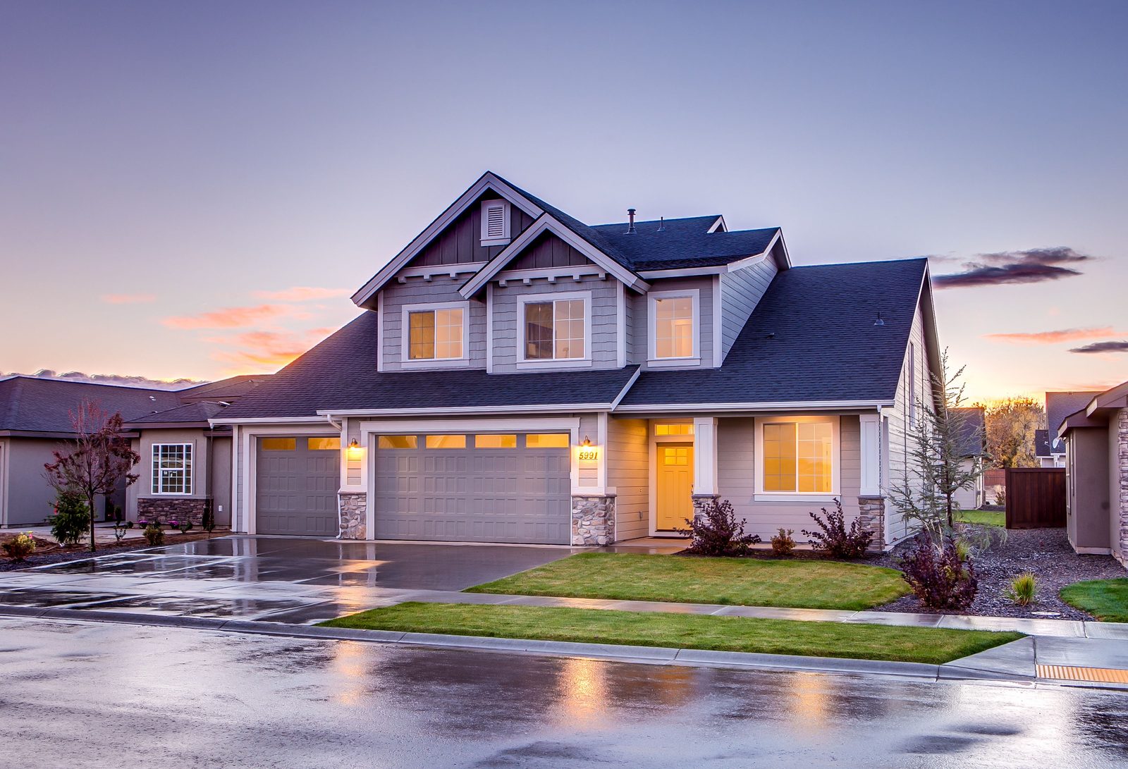 4-bedroom family home in Karen, Nairobi — dusk exterior